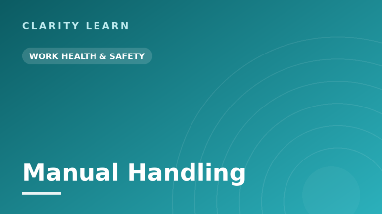 Manual Handling Essentials for Care Teams