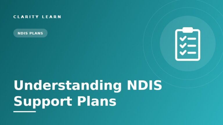 Understanding NDIS Support Plans course tile